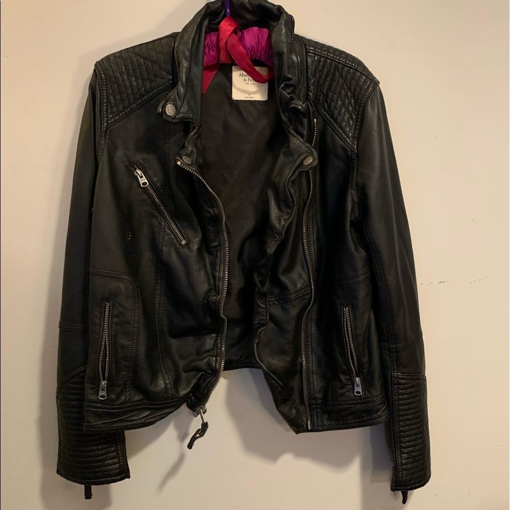 A&F Leather Jacket